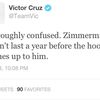 Giants' Victor Cruz Sorry For Predicting Zimmerman's Demise At The Hands Of "The Hood"